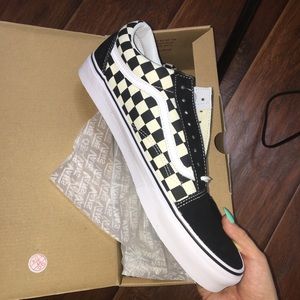 Men’s Old Skool primary check black/white